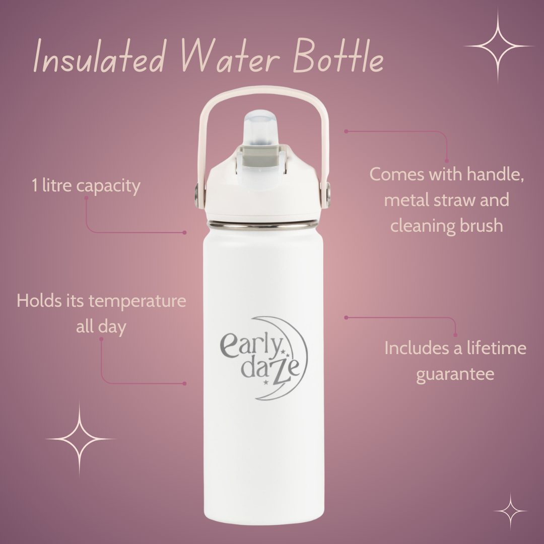 Early Daze Water Bottle