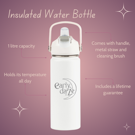 Early Daze Water Bottle