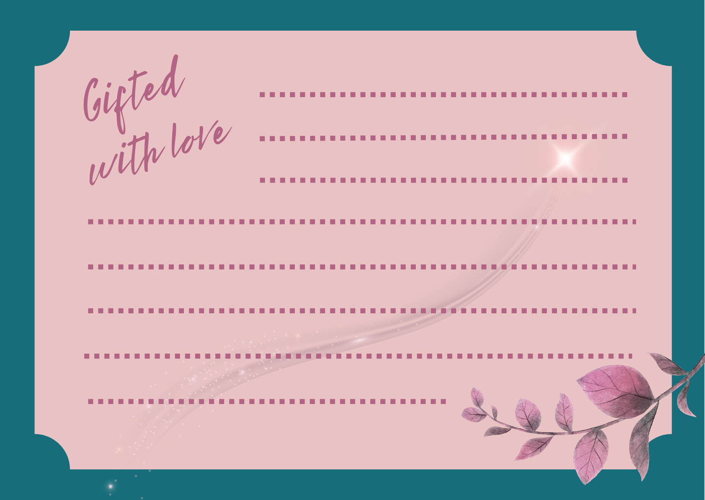 Gift Card Message
